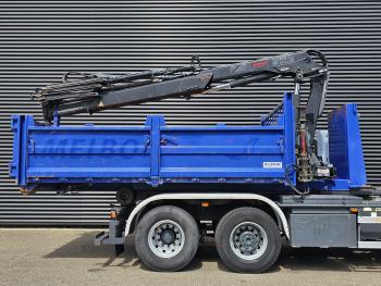 CONTAINER + HIAB 166 CRANE / KRAN